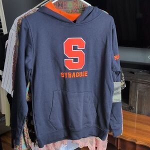 Colosseum Youth Navy and Orange Hoodie